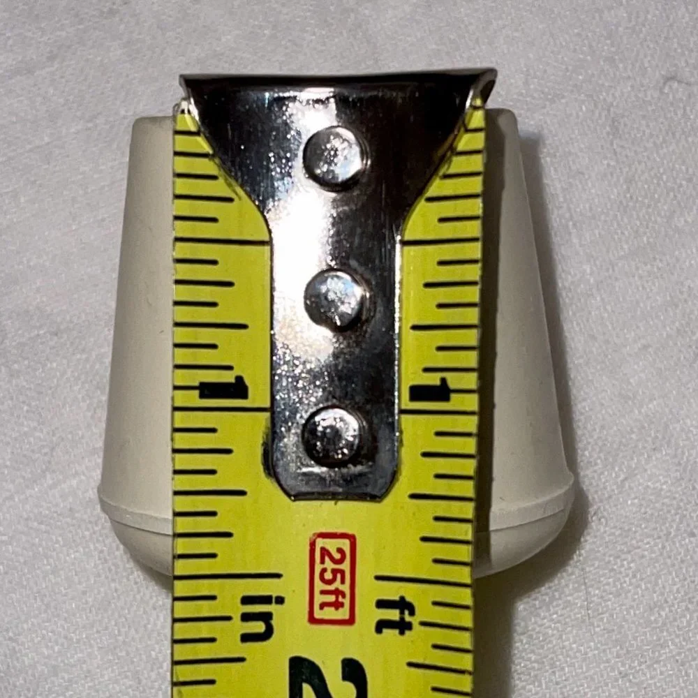 4 Pack White Rubber Furniture Leg Tips